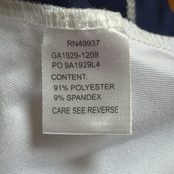 Tail White and Blue quarter zip  Long Sleeve Tee size medium - Picture 10 of 12